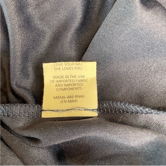 Show Me Your Mumu Jenn Maxi Dress in Rich Navy Crisp Large NWT - Picture 13 of 16